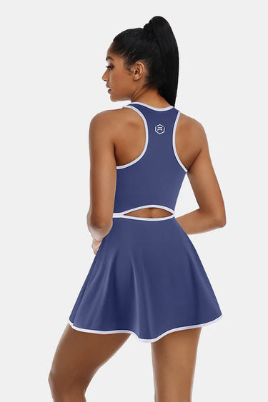 Sleeveless Navy Tennis Dress